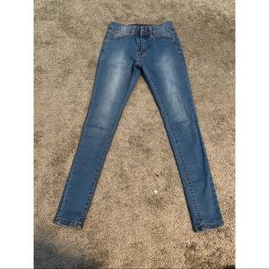 Shein blue skinny jeans